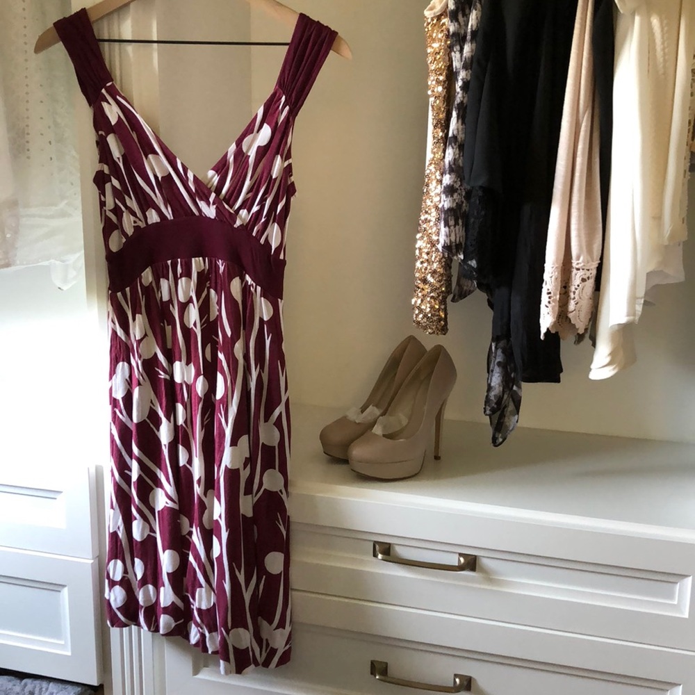 Flash Sale! Burgundy Anthropologie Dress